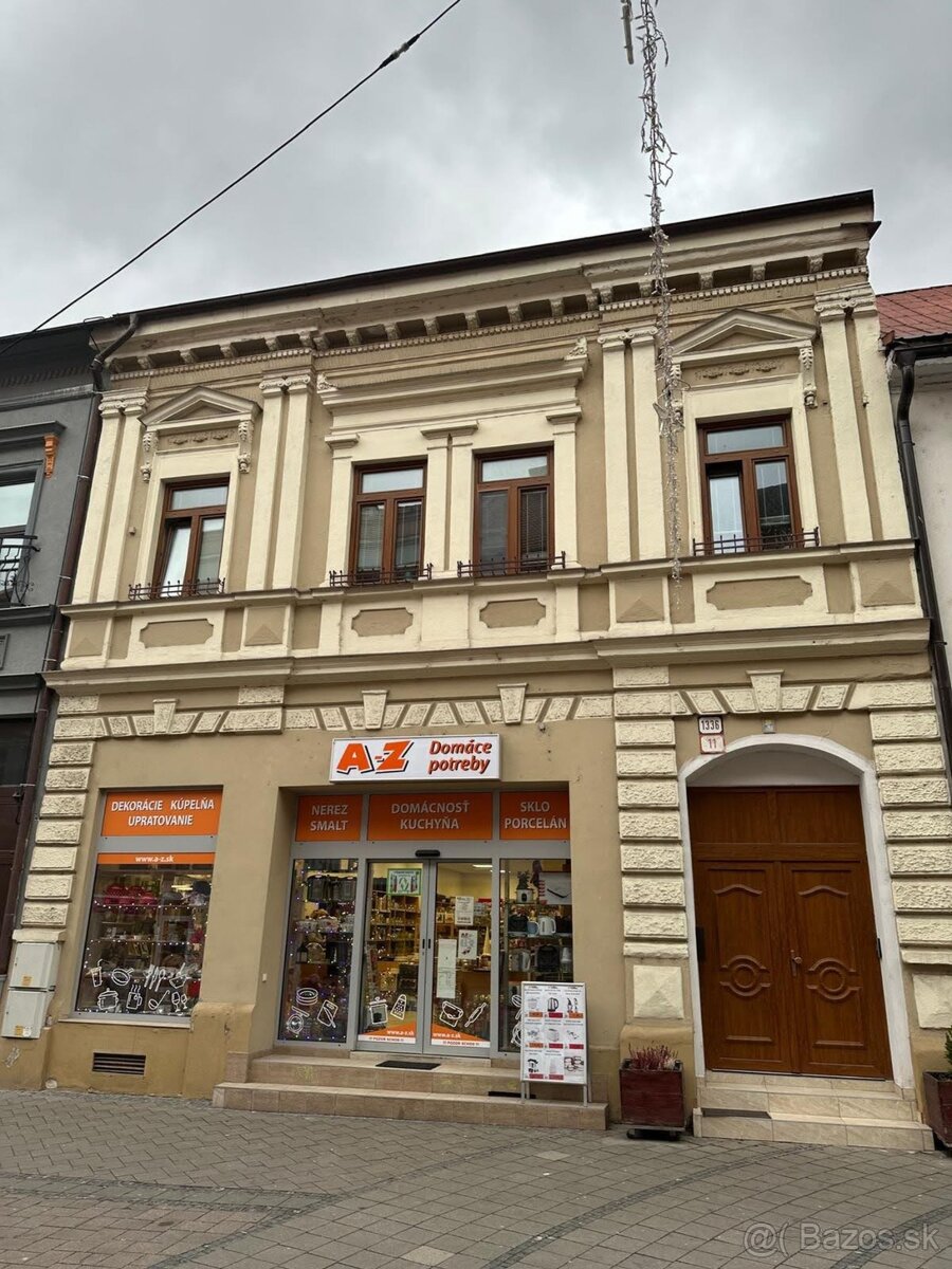PRENÁJOM: Obchodný priestor 158m2 - pešia zóna - centrum