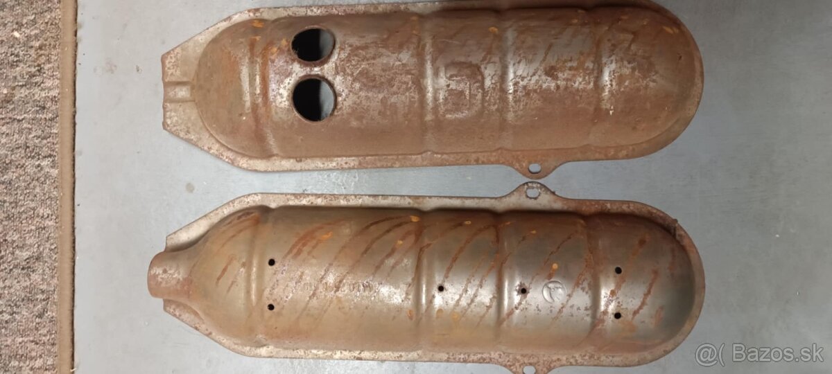 Plechy tlmiča Škoda 120