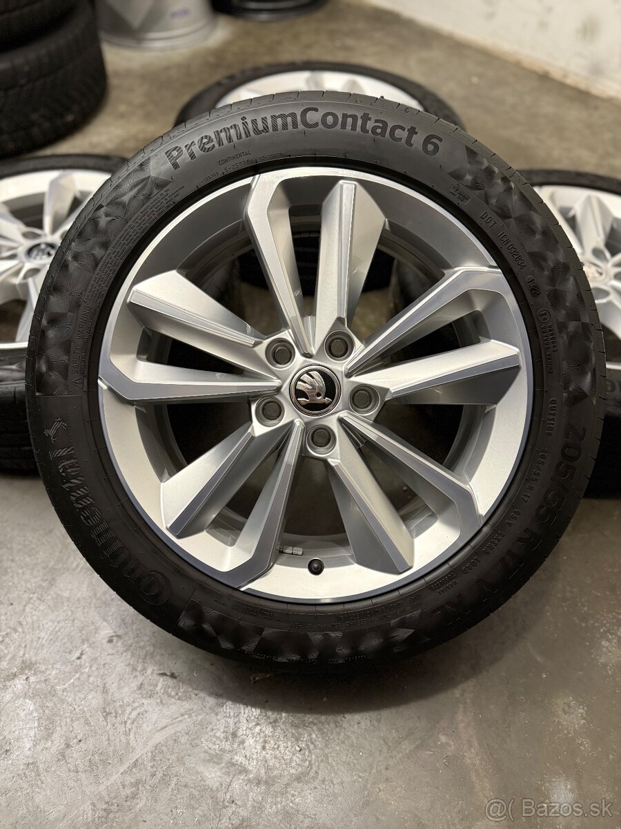 Letná sada Octavia 4 - 5x112 R17 , 205/55/17 Škoda Aries