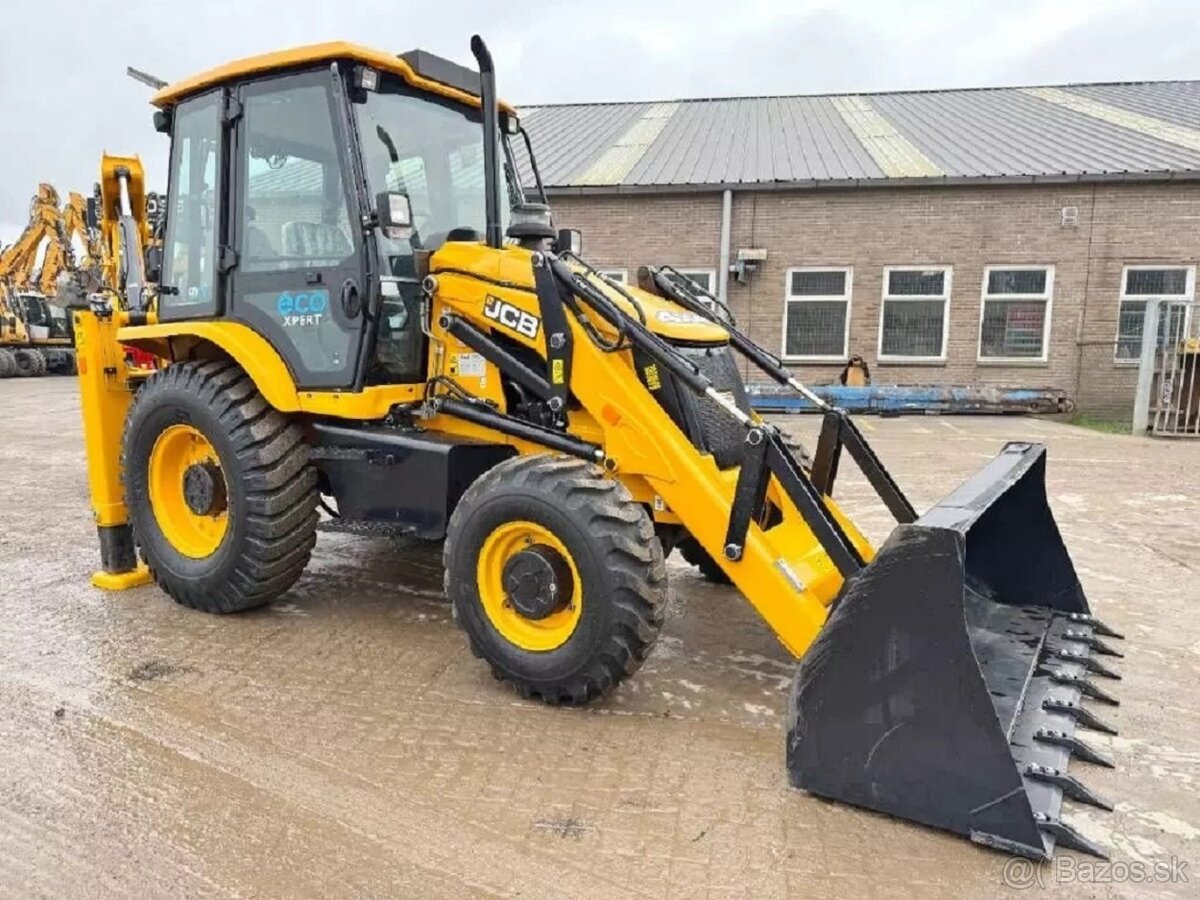 traktorbager (75 HP)7,4t-4x4-jcb 3CX