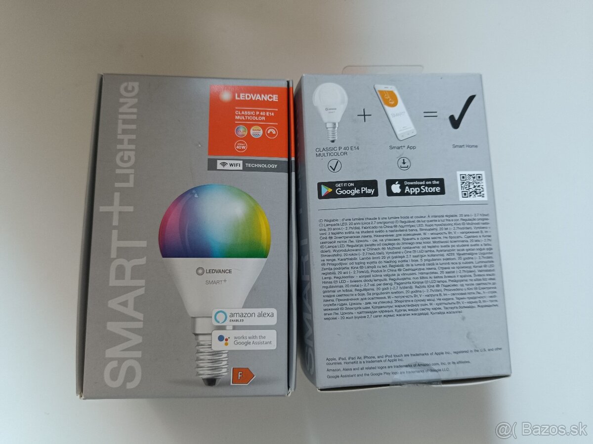 Smart WIFI LED ziarovky, LED pasik