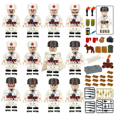 Vojaci sovietska armada 12 ks-biely