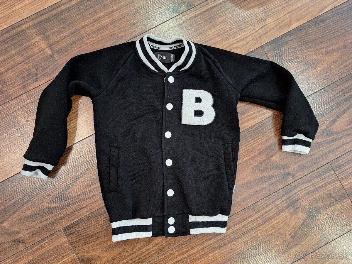 BUBBE čierna mikina vel.98/104