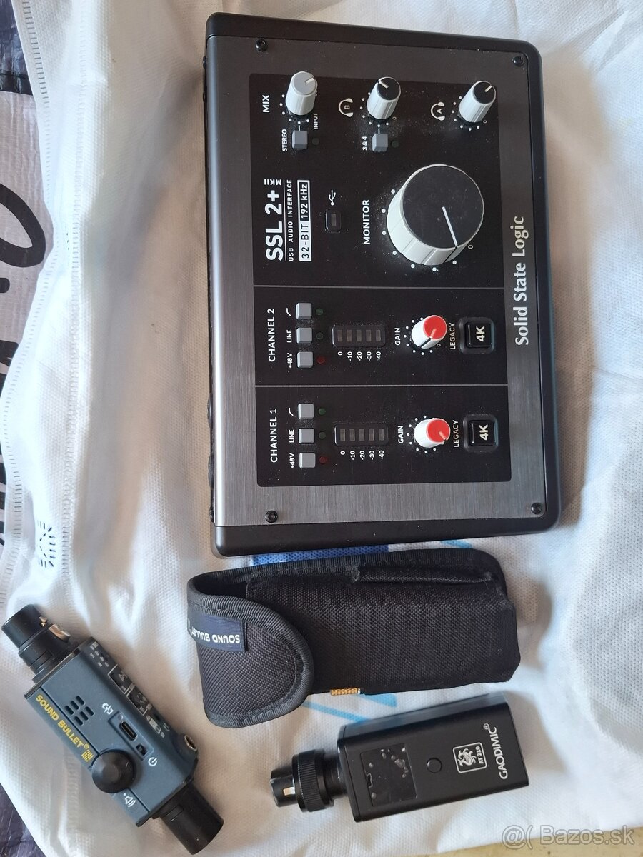 Audio set:SSL 2+MKII, Sound Bullet tester