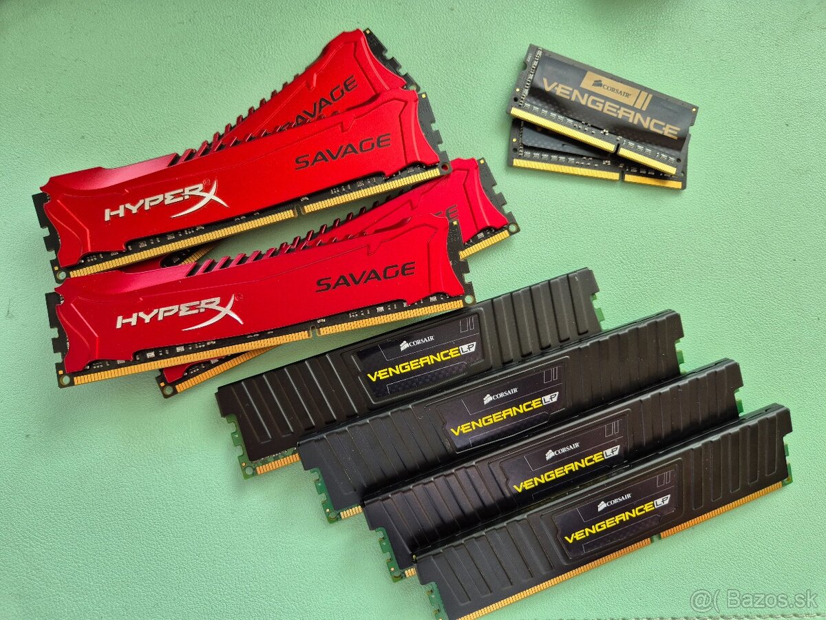 DDR3 RAM pre PC aj notebooky - 4GB / 8GB