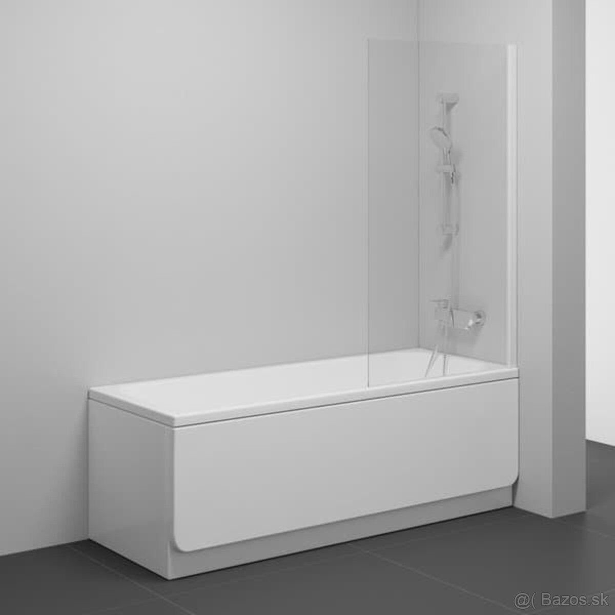 Vaňová zástena Ravak Nexty 140x80 cm Biela