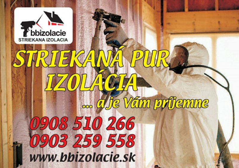 Striekana penová izolacia 13€/20cm AKCIA