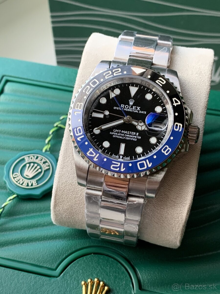 Rolex GMT-Master II, Nové, 40mm, Modro-čierne