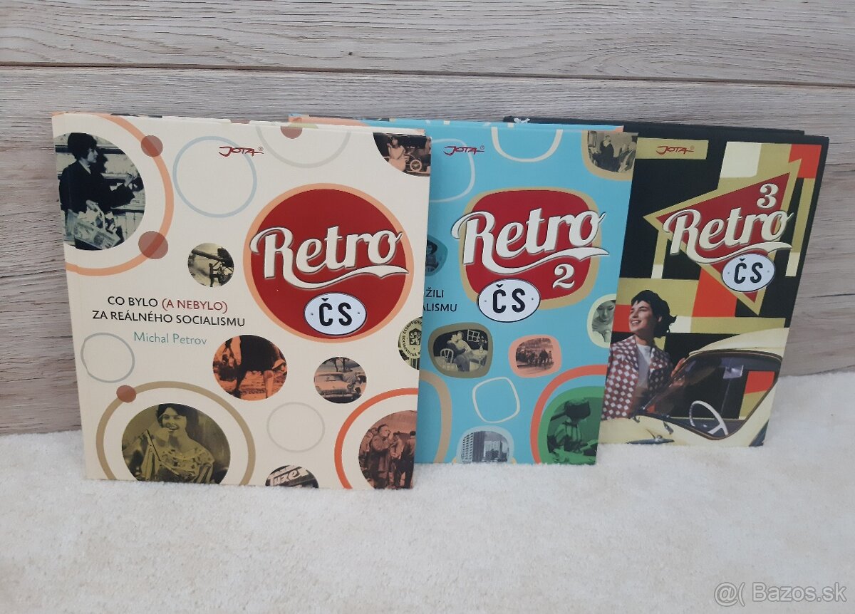 Kompletná sada RETRO kníh 1,2,3. Michal Petrov