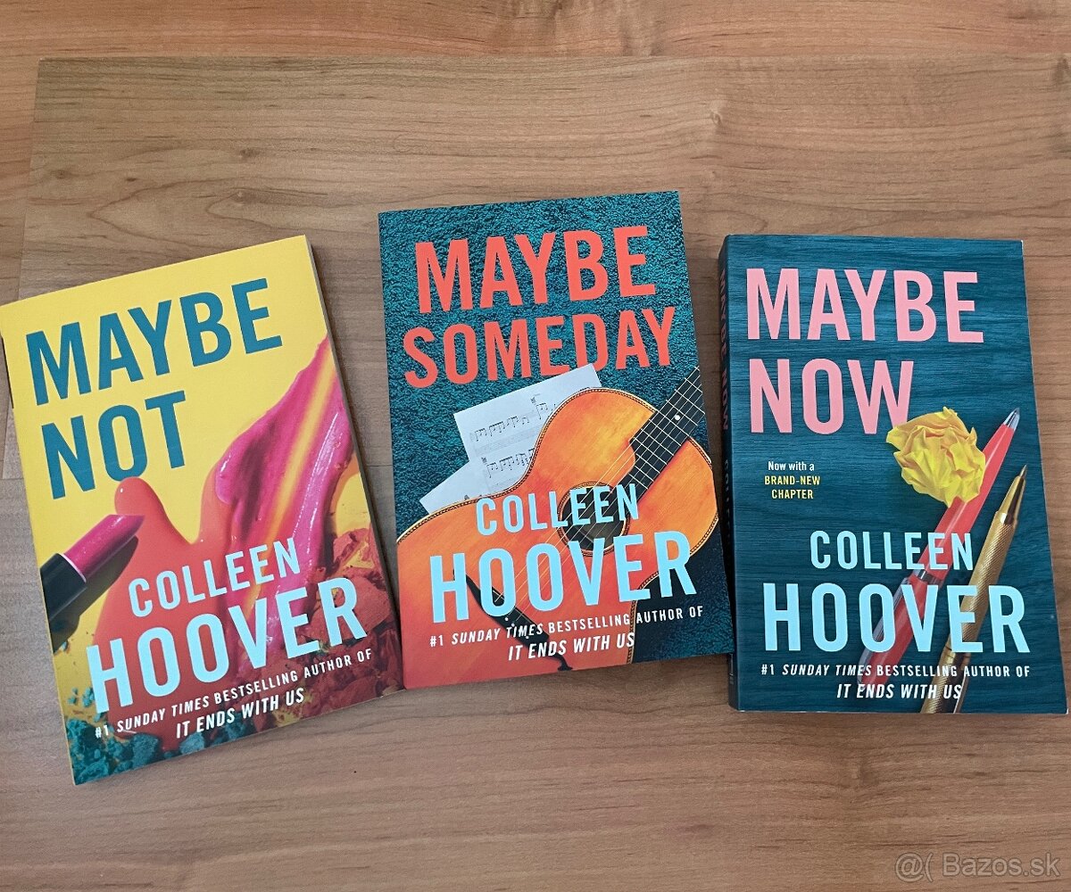 3ks kníh od Colleen Hoover