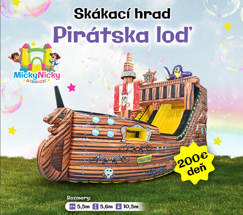 Nafukovacie skakacie hrady na prenajom