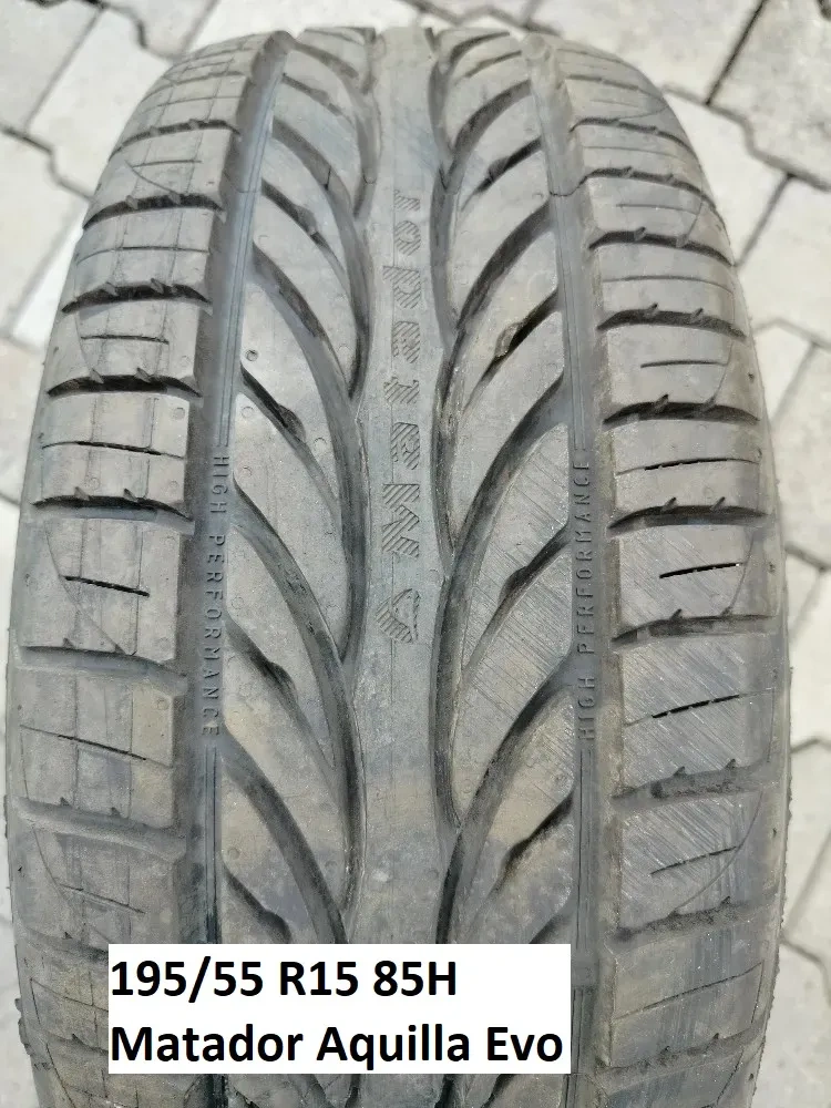 Predám 1 letnú pneumatiku 195/55 R15 85H Matador Aquilla Evo