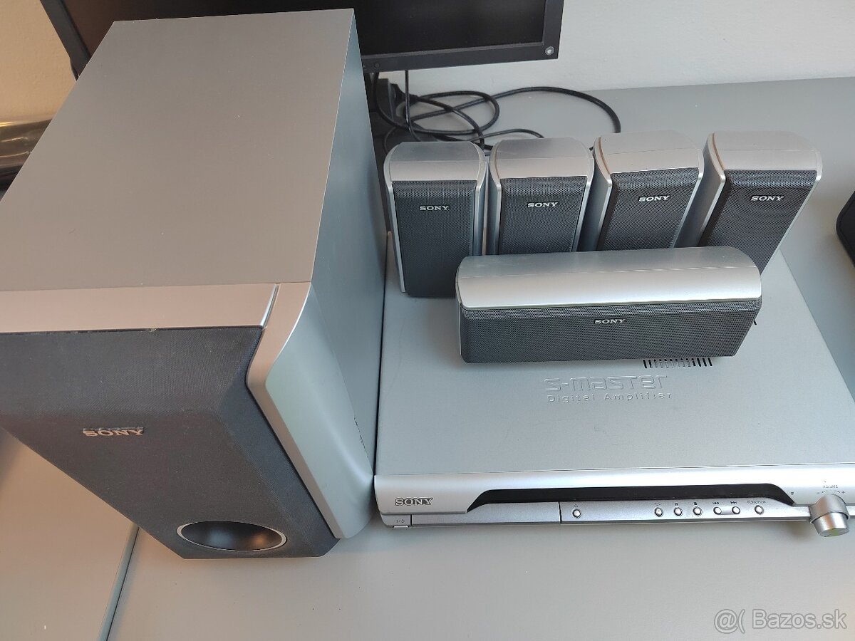 Digitálny zosilňovač Sony S-Master DAV-HDX266 – 5CD DVD prij