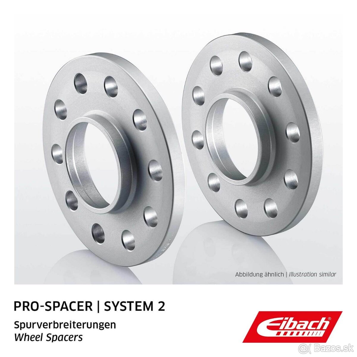 Rozširovacie podložky 5x112/108 15mm EIBACH 4kusy + skrutky