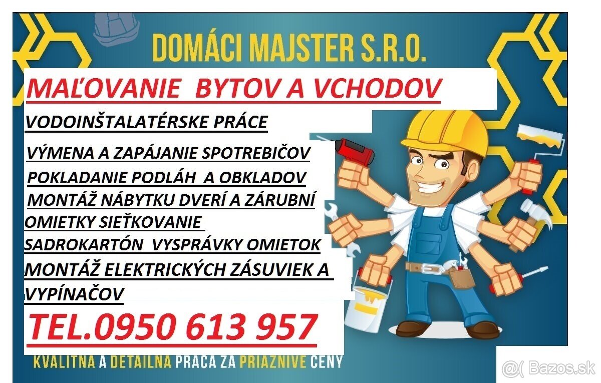 maľovanie bytov-domáci majster