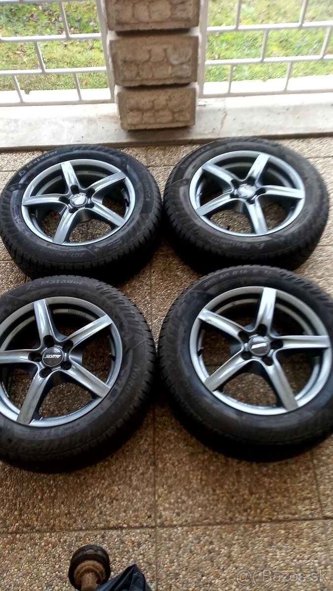 Predám zimné pneu na diskoch