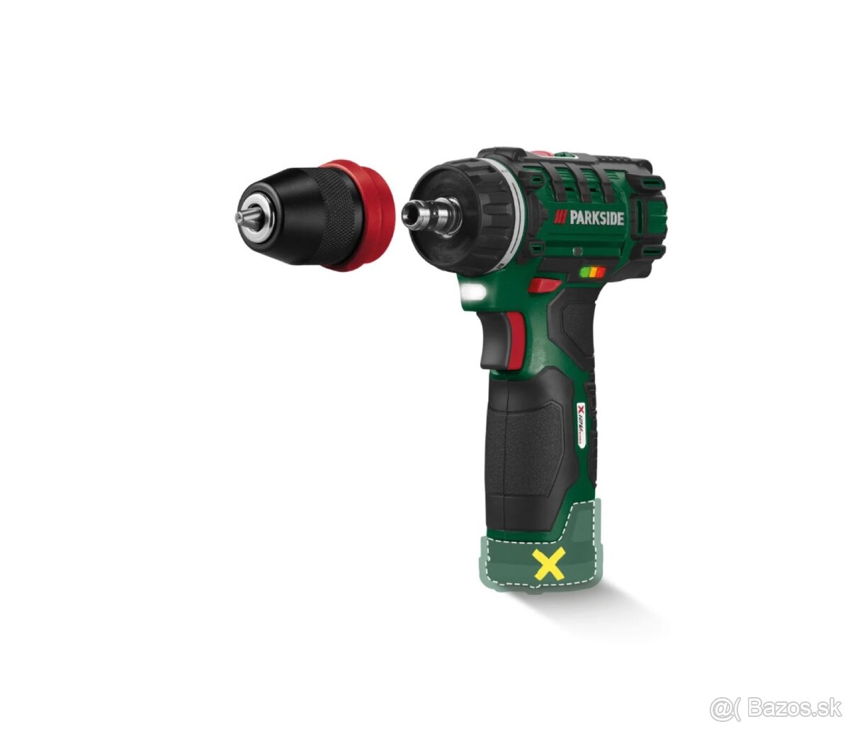 Nový Aku vŕtací skrutkovač 12 V PBSA 12 E4