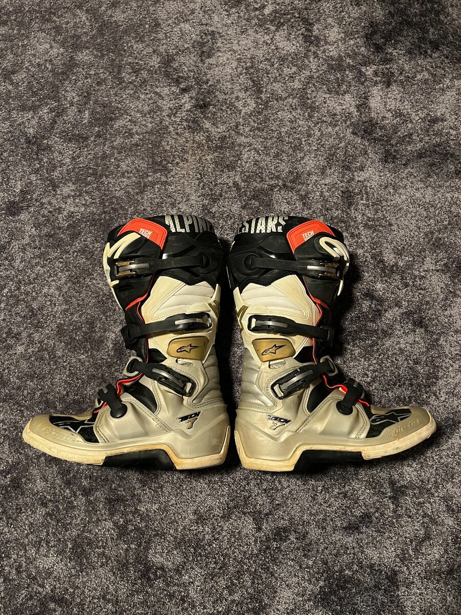 MX enduro boty Alpinestars Tech7, velikost 45,5