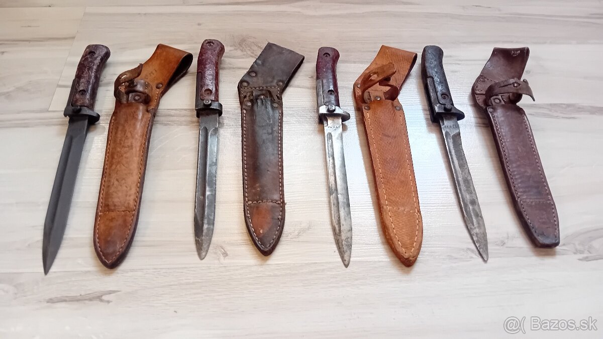 4 bodaky vz. 58 každý iný typ