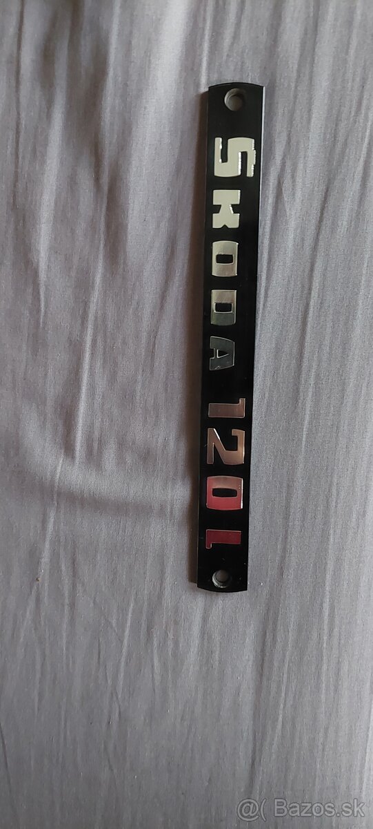 Nápis Škoda 120L