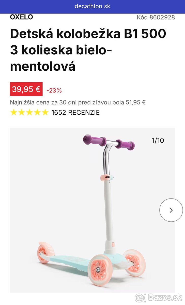 Predám detskú kolobežku