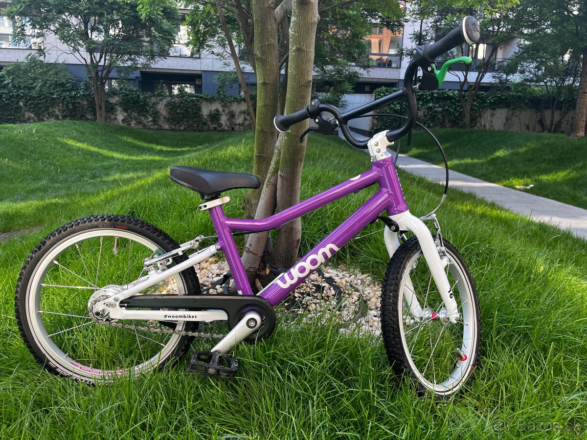 Woom AUTOMAGIC 16” 3 fialový