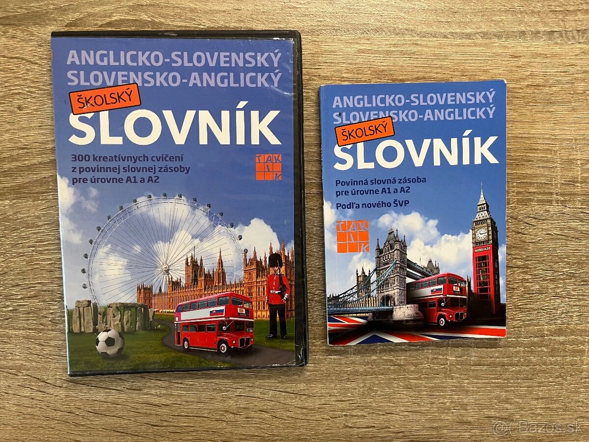 Slovník anglicko-slovenský A1, A2 + cvičenia