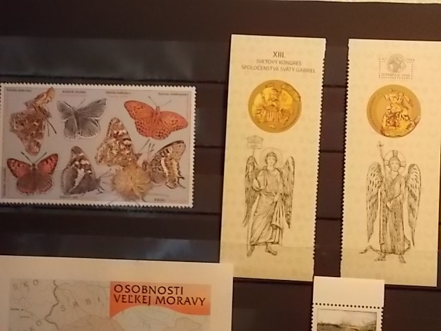Poštové známky Slovensko -obrázky z aršíkov