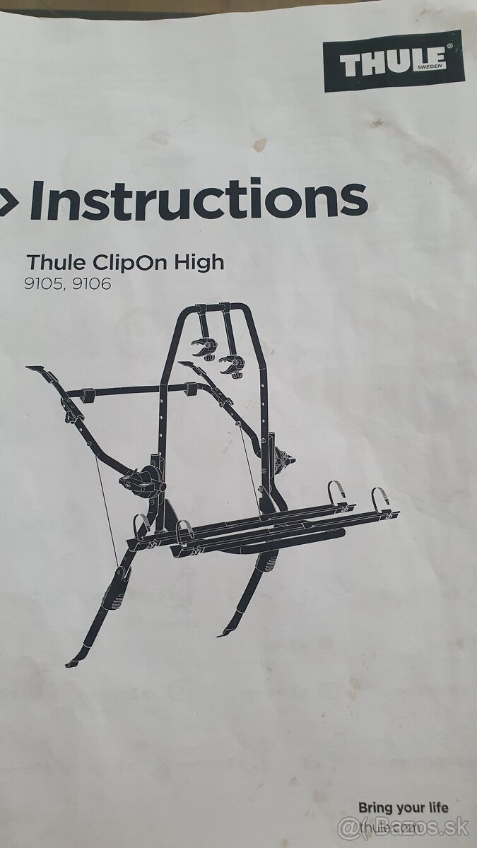Nosič bicyklov thule