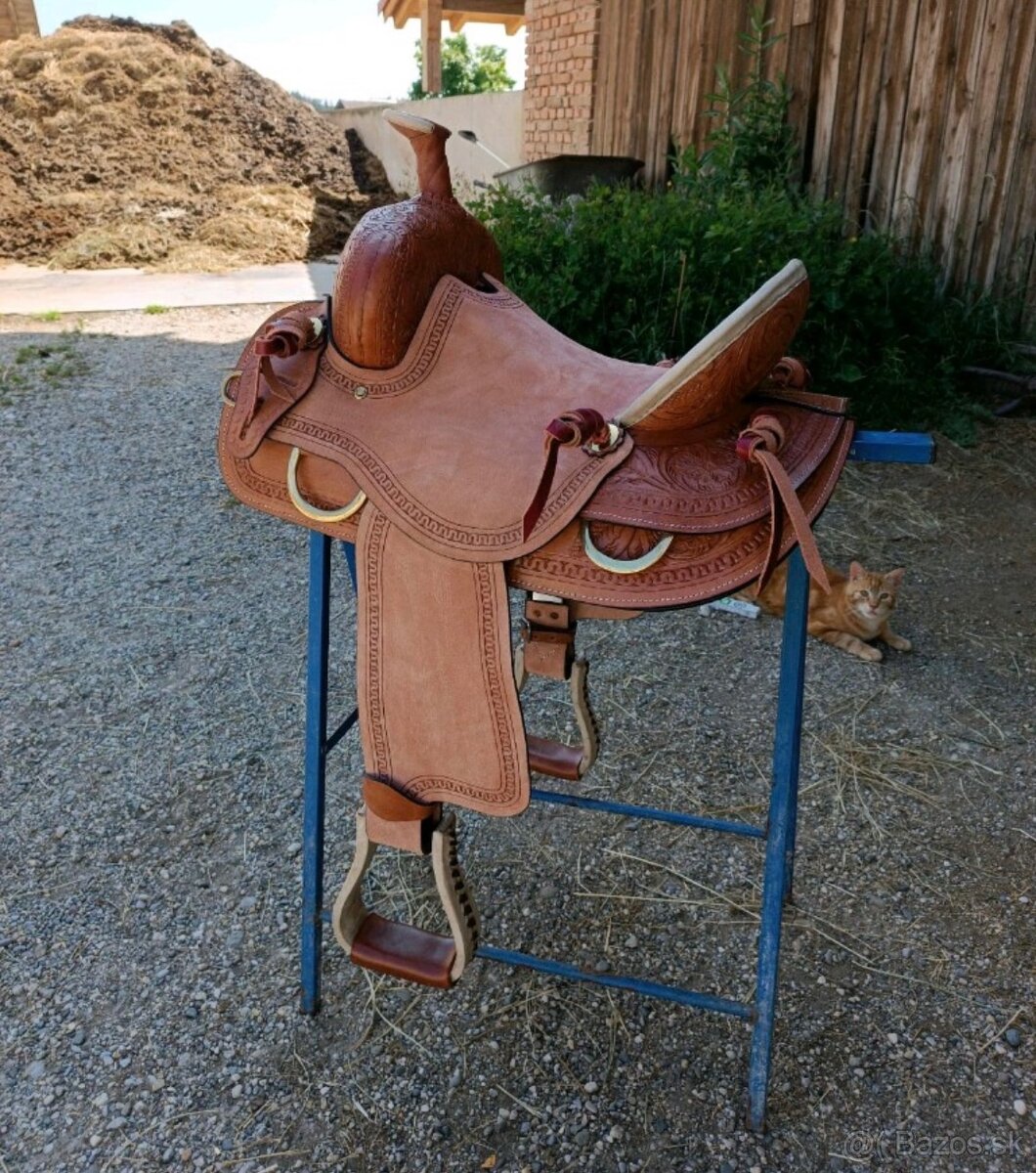 Westernove barrelove sedlo