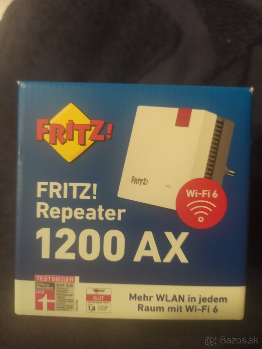 Predám wifi Mesh extender Fritz 1200AX