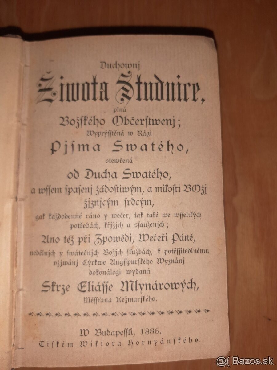 2 starožitné knihy - 19 storočie