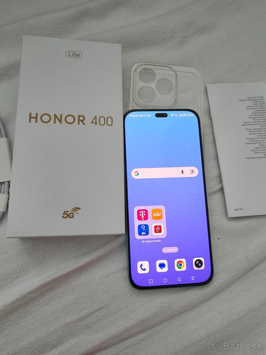 Honor 400 lite duos8gb ram 256 gb pamäť zelený top stav ochr