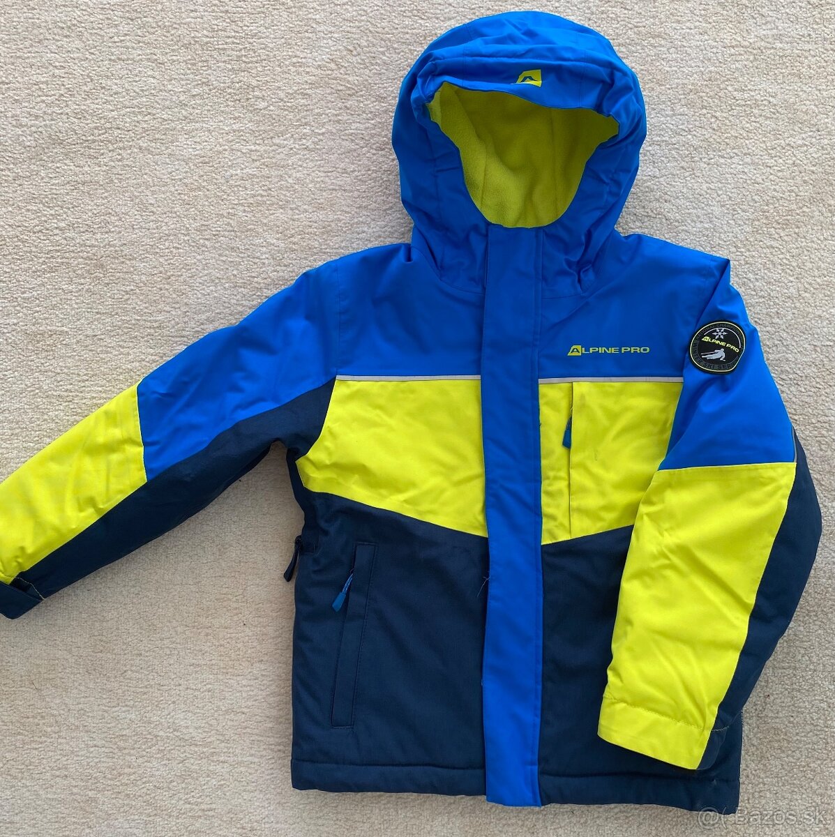 Detská lyžiarska bunda ALPINE PRO, veľkosť 116-122