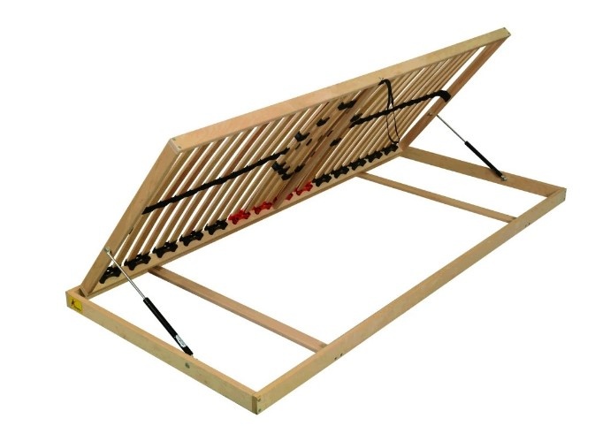 Nový lamelový rošt 120x200 cm s prístupom do úložného priest