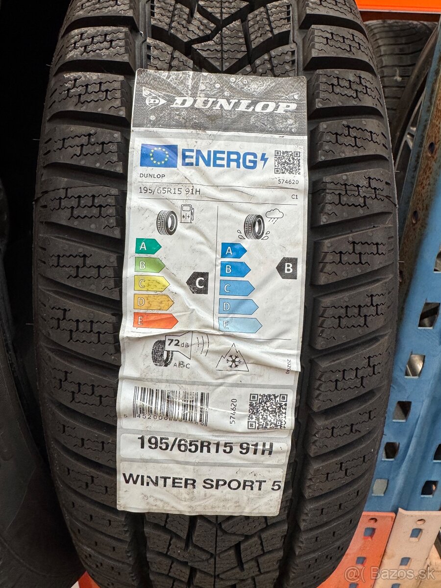 Dunlop 195/65 R15 zimne