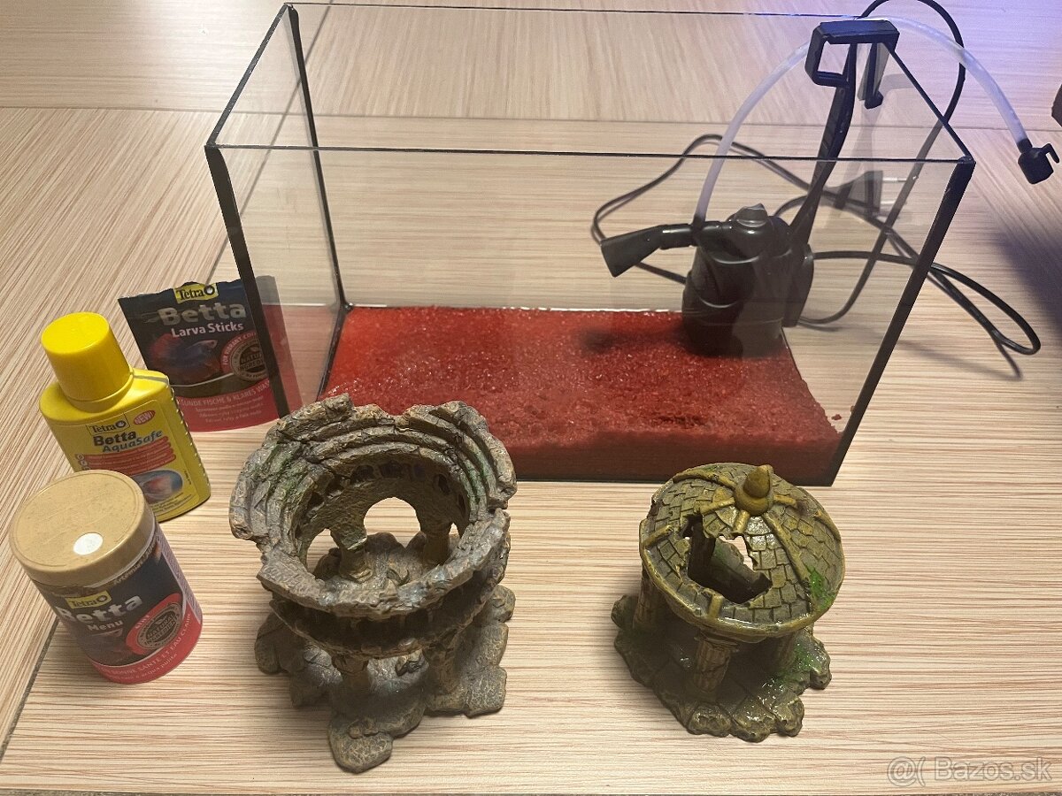 Akvarium, filtracia, krmivo, uprava vody