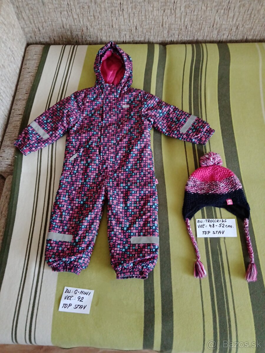 Dievčenský zimný overal zn.Gmini veľ.92