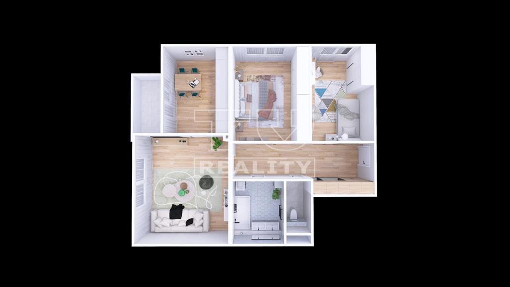 NA PREDAJ PRIESTRANNÝ BYT 4+KK S BALKÓNOM, 88m2, ŠAMORÍN...