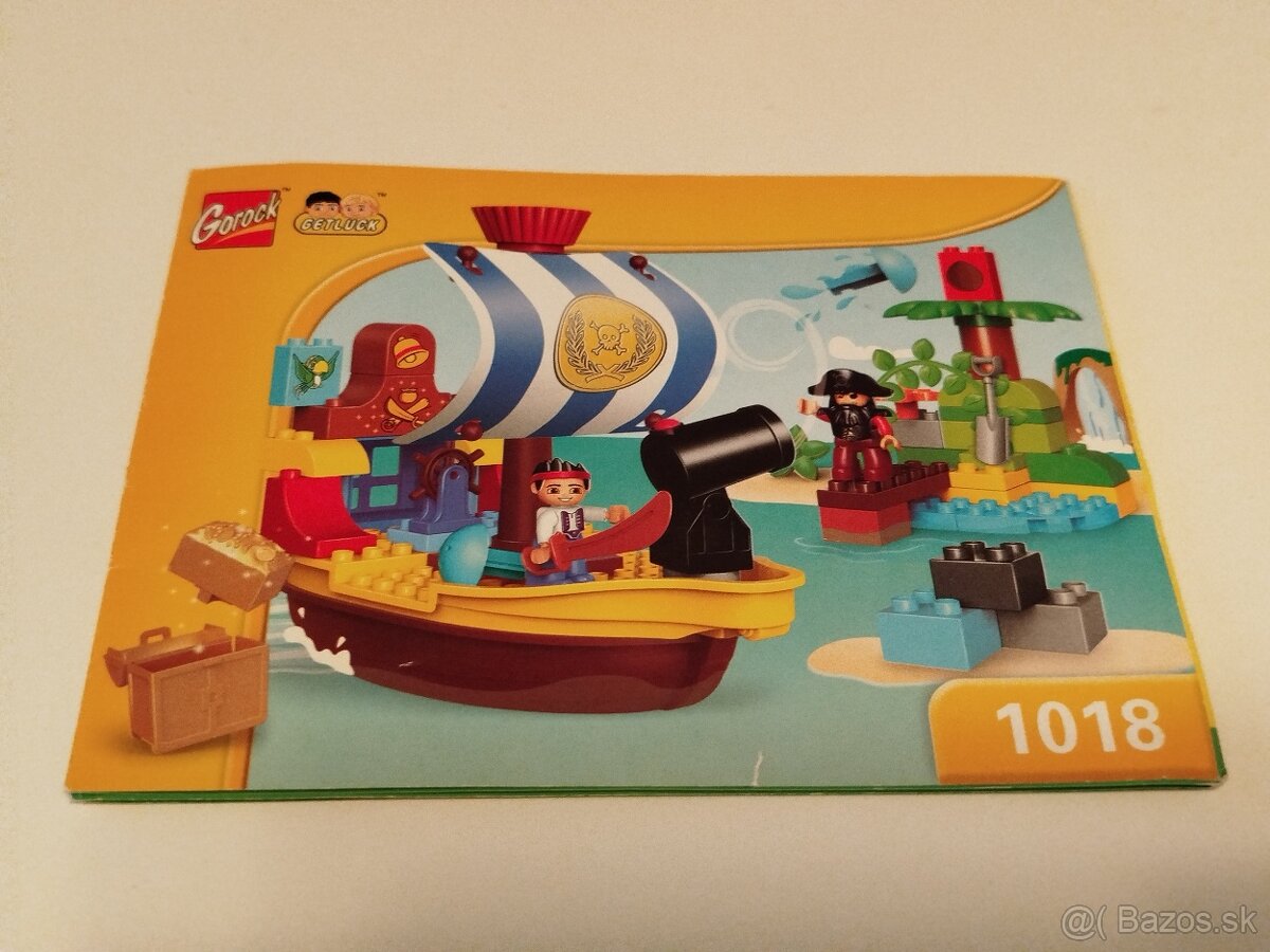 Predám lego Duplo piratska loď