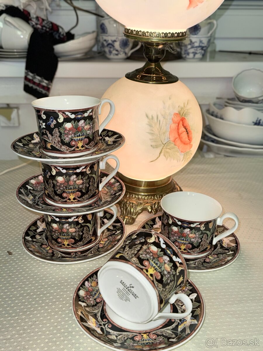 Velke cajove salky z raritnej edicie Villeroy Boch Intarsia