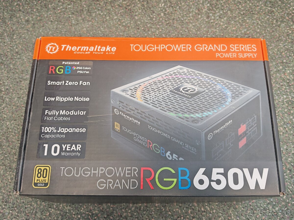✅ Zdroj 650W Thermaltake Grand RGB 80 Gold plus
