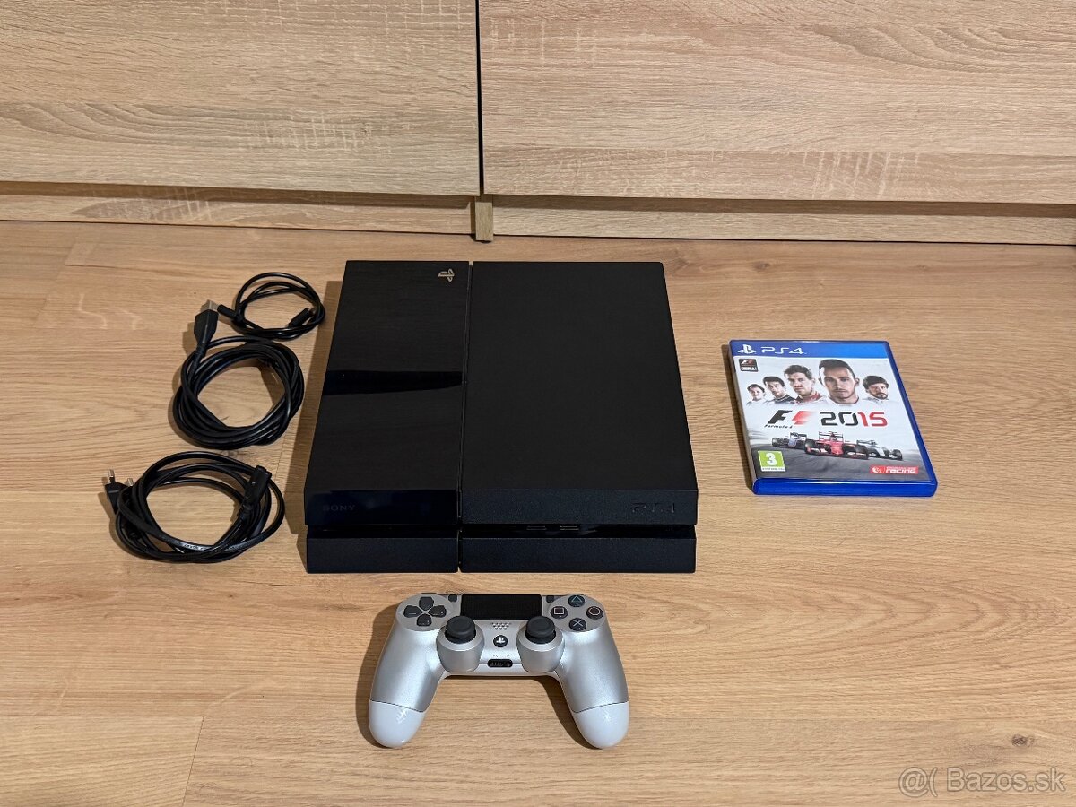 Sony PlayStation 4 Fat 500GB + originál ovládač a hra