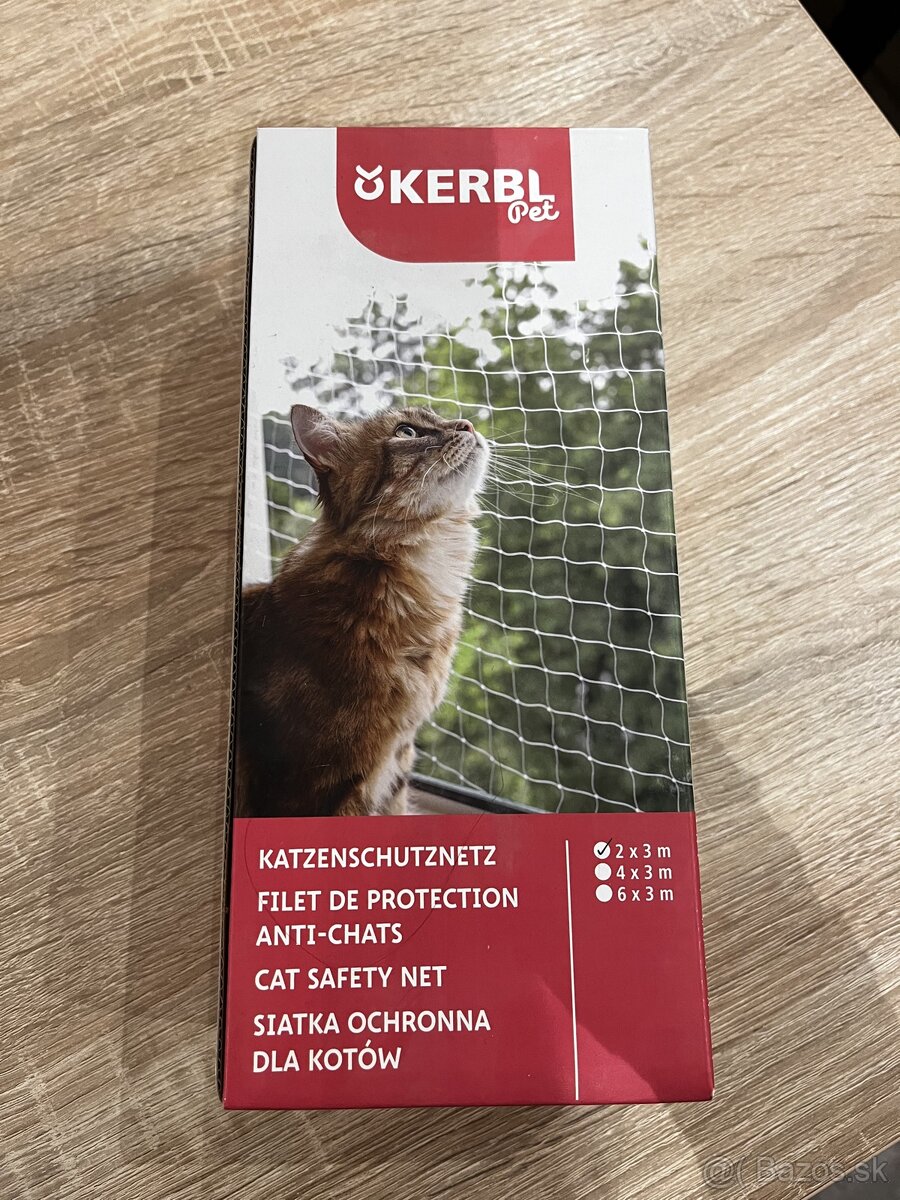 Ochranná sieť pre mačky na okno
