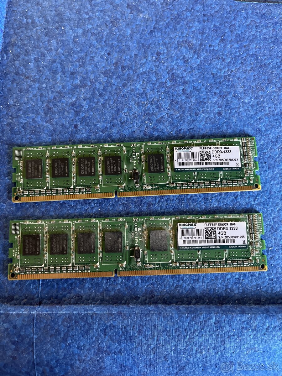 DDR3 4GB + 4GB