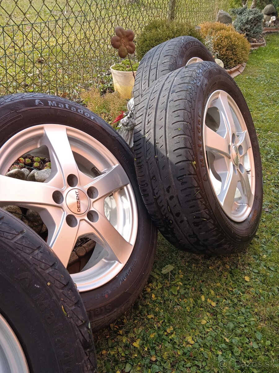 Letné pneumatiky Matador s diskami Dezent – 185/60 R14