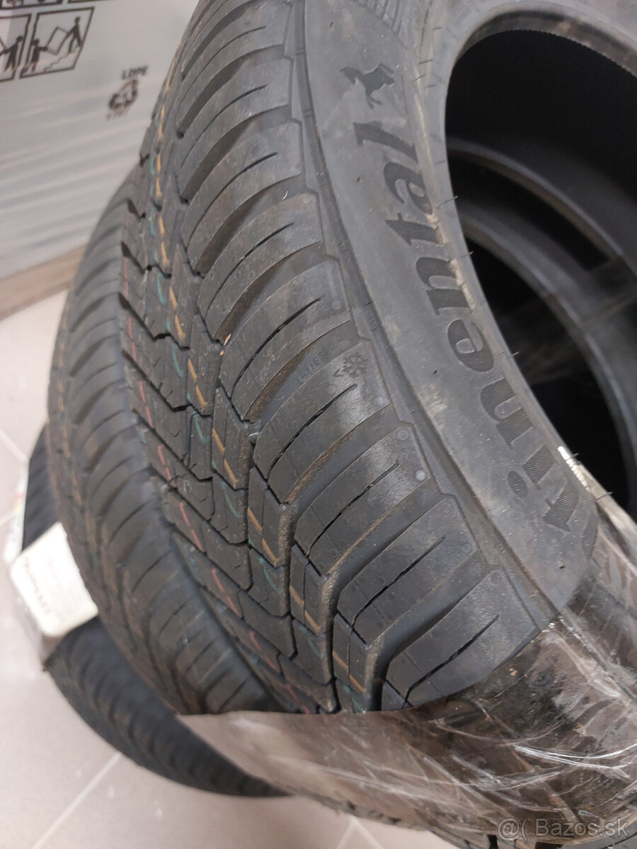 Predám 4x pneumatiky Continental AllSeasonContact 195/60 R16