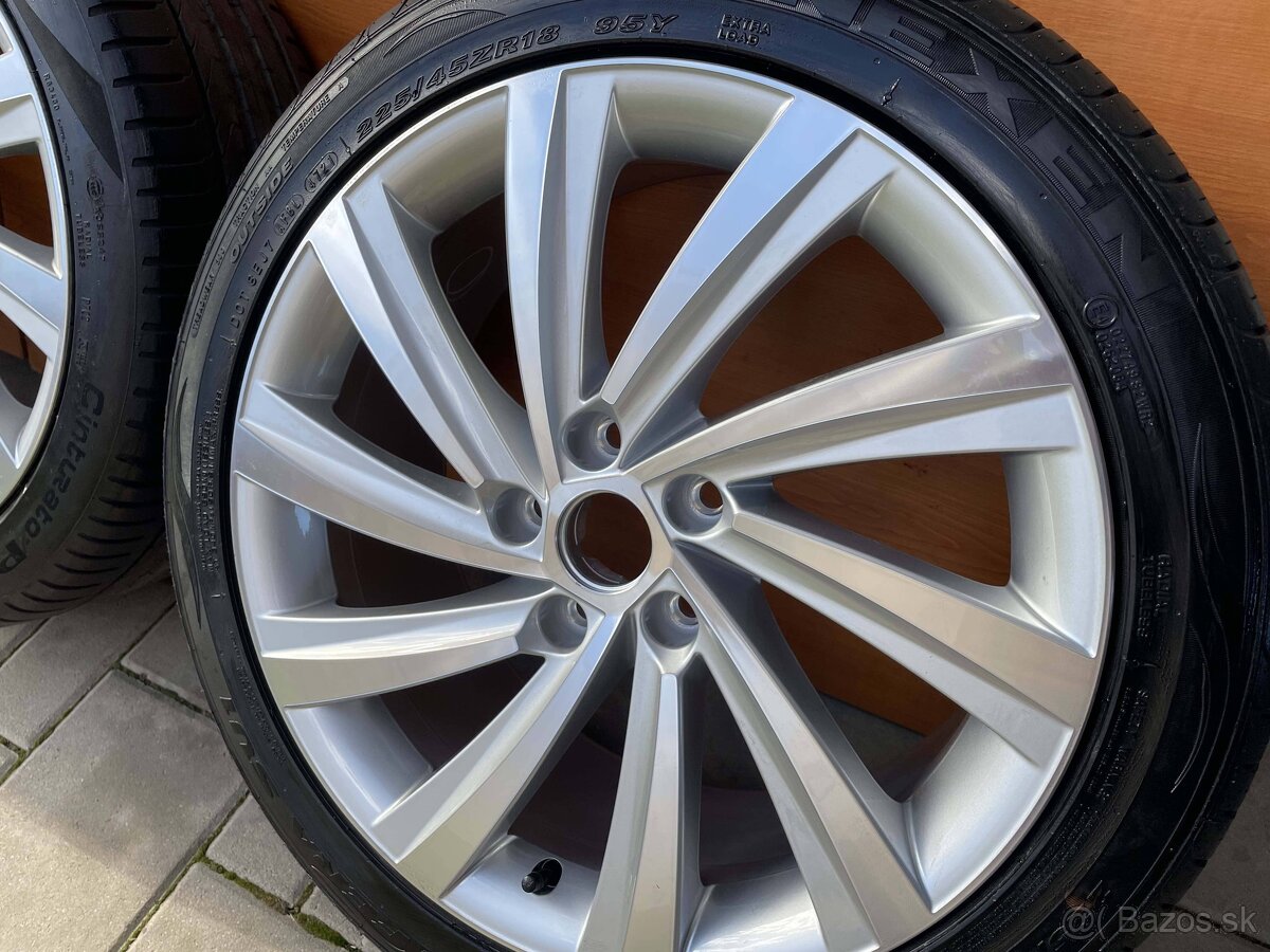 PERSEUS skoda orig disky 5x112 7,5xR18 ET48 VW 225 45 R18