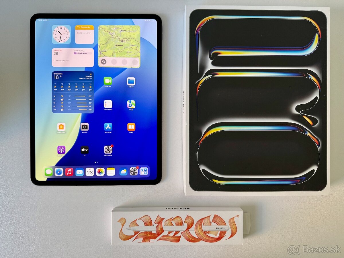 PREDAM/ VYMENIM IPAD PRO 13 M4 CELLUAR + APPE PENCIL PRO