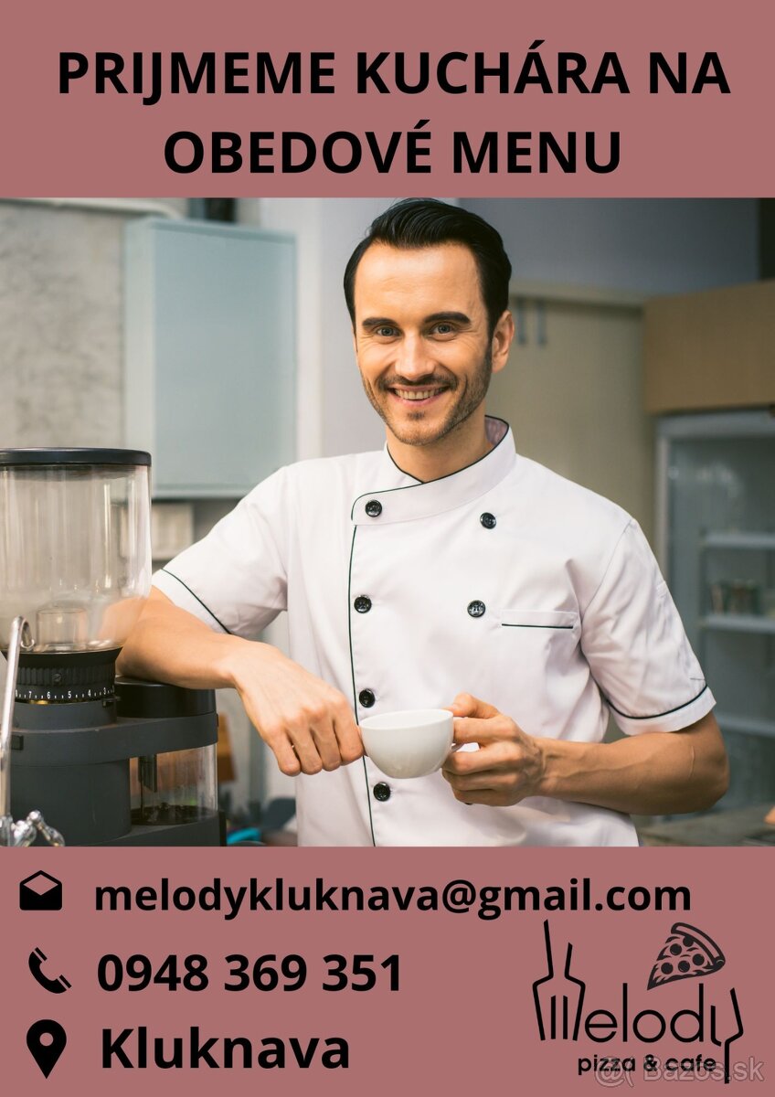 Kuchár obedového menu